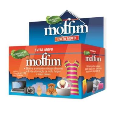 Imagem de 10 Moffim Anti mofo Desumidificador Tira Umidade do Ambiente Guarda Ro