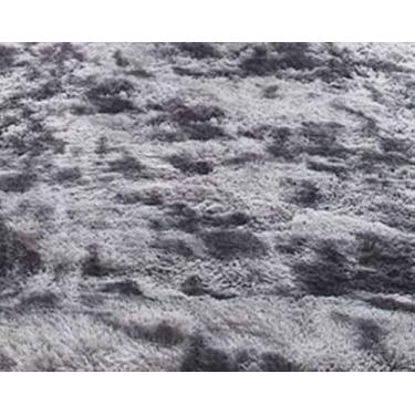 Imagem de Tapete Sala 2,50 X 2,00 Grande Peludo Shaggy Macio Quarto Felpudo(Cinza mesclado)
