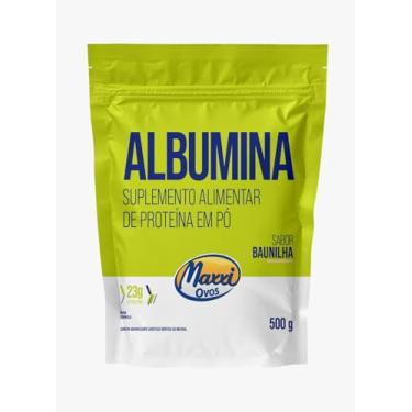 Imagem de Albumina Maxxi Ovos Zero Açúcar Baixo Sódio 500g Baunilha