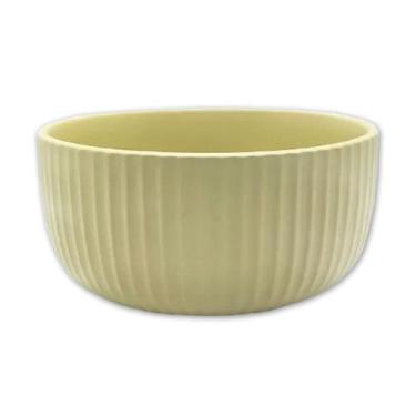 Imagem de Bowl Tigela Cumbuca De Cerâmica Bege 12cm Salada Fruta - Wellmix