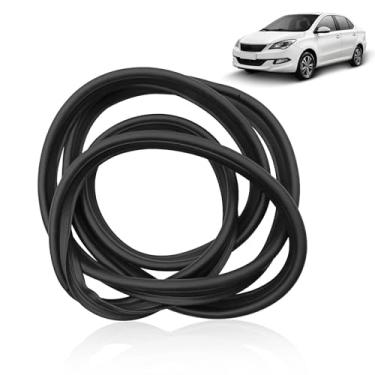 Imagem de SYudwen Junta de vedação de borracha da tampa do porta-malas traseira compatível com Toyota Corolla 2009-2013, substitui OE #64461-02130 6446102130 6446102120 64461-12570 64461-02120 644611255 70