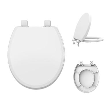 Imagem de Tampa de Vaso Deca Ravena Oval Branco Anatômico em Polipropileno Compa