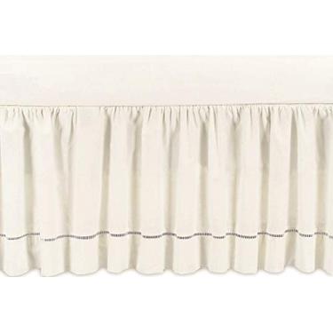 Imagem de Saia De Berço Ponto Palito 2 Lados Marfim, Aime Baby, Marfim