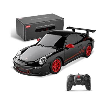 Imagem de BEZGAR Carro De Controle Remoto Porsche - Carro De Brinquedo Porsche 911 Gt3 Rs Oficialmente Licenciado 1:24 Porsche Rc Modelo De Carro Veículo Presente Para Meninos, Meninas, Adolescentes E Adultos