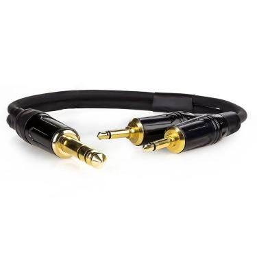 Imagem de Cabo P10 Estereo - Macho Para 2 P2 Macho Mono - 2 Metros