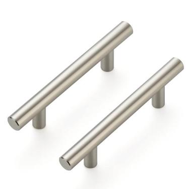 Imagem de Pacote Cabinet Pulls Ravinte 35, 12,7 cm, aço níquel escovado