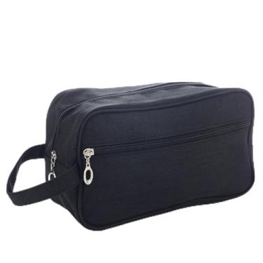 Imagem de Bolsa de Armazenamento Cosméticos Casual Negócios para Viagens Masculina com Grande Capacidade Alça Zíper Externo Versátil Mão dentro Shampoo Itens Uso Diário Perfume Cuidados a Pele