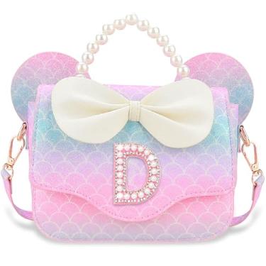 Imagem de Luchike Presentes de aniversário para meninas – Bolsa tiracolo infantil para princesas, presentes de Natal, Sereia-y