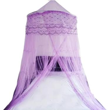 Imagem de Mosquiteiro Casal Box Queen com Abertura Lateral – Proteção Eficaz Contra Mosquitos e Insetos, Conforto e Praticidade(LILÁS)