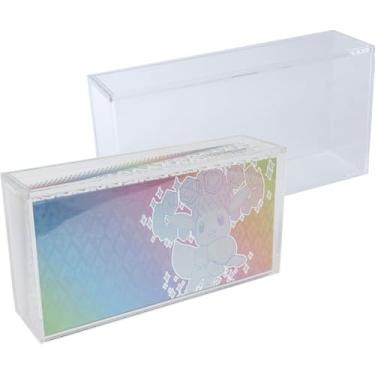 Imagem de Premium Acrylic Display Case for Pokemon Prismatic Evolutions Super Premium Collection SPC Boxes - Magnetic Top, Stackable, UV Protection