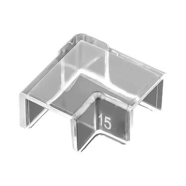 Imagem de Protetores De Canto Transparentes De Silicone Para Aquário, Conjunto D