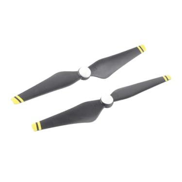 Imagem de Generic Hélice Quadricóptero Precisa Hélices de Autoaperto Duráveis ​​para Drone Phantom 3, Desempenho de Redução de Ruído para Maior Tempo de Voo, 2 Pares para Mais Alegrias de Vôo (borda amarela)