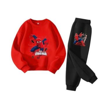 Imagem de Conjunto De Moletom E Calças Com Estampa De Desenho Animado Da Disney 