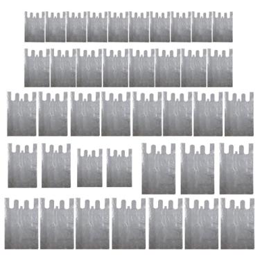 Imagem de 40 Peças - Sacos de Armazenamento Embalagem Grande Capacidade Plástico Espessados para Mudança Coleta Transporte Bagagem -proof Edredom Colcha Manta R