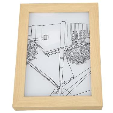 Imagem de aqxreight Pintura Iluminada USB LED 3 Modos de Iluminação Simulação de Luz Solar Lâmpada de Rua Padrão Arte Iluminação de Parede Decoração para Sala de Estar de Cabeceira S Pintando Luz Diferente e