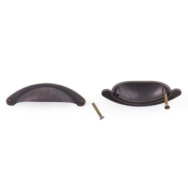 Imagem de Puxador Concha Com 1 Puxadores Coloniais Para Móveis Cozinha