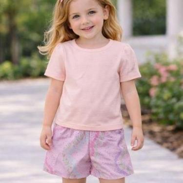 Imagem de Conjunto Infantil Menina Blusa Texturizada e Shorts Estampado em Poliéster 4YOU- Cativa-Feminino