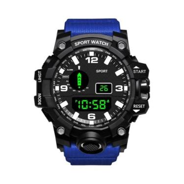 Imagem de Relógio Esportivo Digital LED À Prova D'Água Para Homens YIKAZE, Relóg