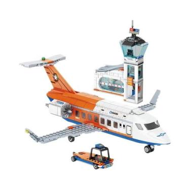 Imagem de Conjunto De Blocos De Montar DIY Para Meninos 3 Em 1 Série Cidade: Avi