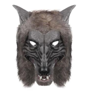 Imagem de Máscara Wolf Head Full Face Party Cosplay Decoração de Halloween - yiw