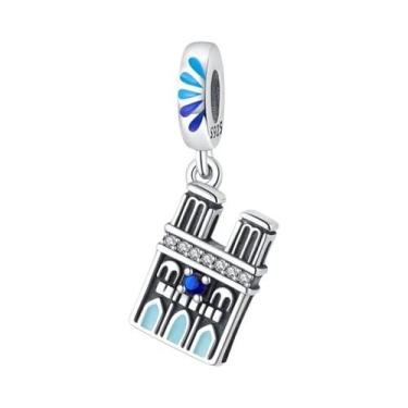 Imagem de Pingentes De Prata Esterlina 925 Em Forma De Torre Eiffel Para Pulseir