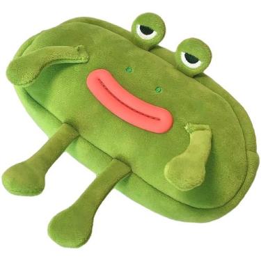 Imagem de Estojo de lápis Funny Frog Plush Large Mouth para estudantes - yiweisa