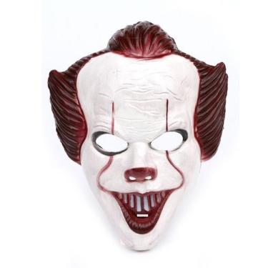 Imagem de Máscara de cosplay Pennywise Clown, adereço de fantasia de Halloween -
