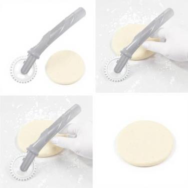 Imagem de Carretilha Corta Fecha Pastel Risole Cortador Fechador Massa - KEITA
