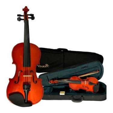 Imagem de Violino 3/4 Vivace Mozart Mo34 + Case Luxo E Arco, Natural