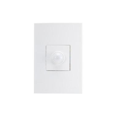 Imagem de Sensor De Presença Modular Margirius Sleek 120° Com Placa 4x2 Branco Bivolt