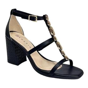 Imagem de Sandália Ramarim Salto Alto 2541207 Preto-Feminino