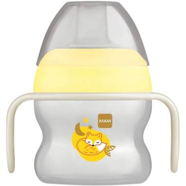 Imagem de Copo De Treinamento Brilha Escuro Mam Starter Cup Amarelo