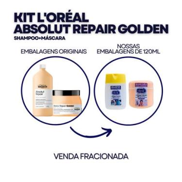 Imagem de Kit Absolut Repair Golden L'oréal Paris Professionnel 2 un Fracionados