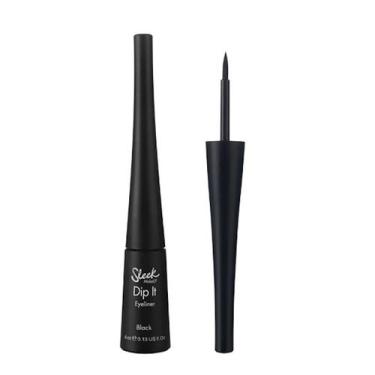Imagem de Delineador de Olhos Líquido Sleek Black Dip It Longa Duração Secagem R