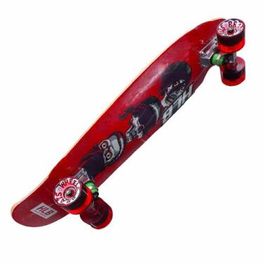 Imagem de Skate Cruiser HONDAR 27x8 MAPLE PREMIUM, Vermelho