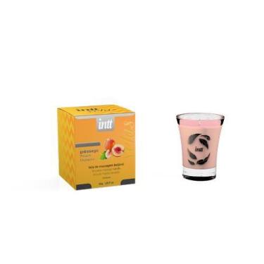 Imagem de Vela Para Massagem Aromática Beijável Sabor Pêssego - INTT