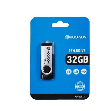 Imagem de Pen Drive 32gb Pen00132 Preto  Hoopson