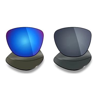 Imagem de Mryok 2 pares de lentes polarizadas de substituição para óculos de sol Oakley Frogskins – opções