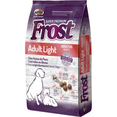 Imagem de Ração Seca Supra Frost Adult Light Cães Adultos Acima do Peso, Idosos e Castrados - 2,5 Kg
