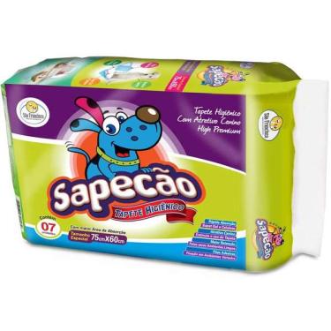 Imagem de Tapete Higiênico São Francisco Sapecão com Atrativo Canino High Premium - 7 Unidades