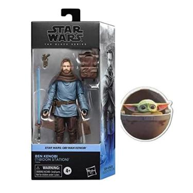 Imagem de Star was The Black Series OBI Wan Kenobi / Andor Series Premium Articulated Action Figure Collection Ben Kenobi (Tibidon Station) + Sticker