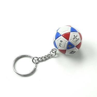 Imagem de Chaveiro Bola de Futevolei FT-5 Mikasa Preto/Branco-Unissex