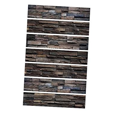 Imagem de 7 Unidades adesivo de parede papel de parede de backsplash adesivo de renovação adesivos decalque da parede do restaurante autocolante caseiro Porta deslizante decalques de parede