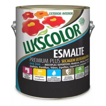 Imagem de Esmalte base agua luskcolor cores 3,6l - Lukscolor, BRANCO BRILHANTE