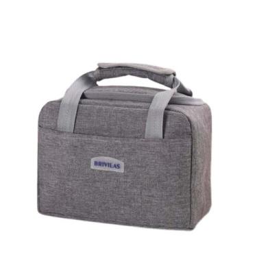 Imagem de Bolsa Térmica BRIVILAS com Alça para Marmita Academia Viagem Fitness -