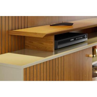 Imagem de Home Theater Ares para TV de até 75 polegadas - Cumaru Opala - Madetec