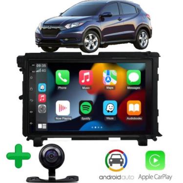 Imagem de Kit Central Multimidia Honda HRV 2019 2020 2021 Android Auto CarPlay 7