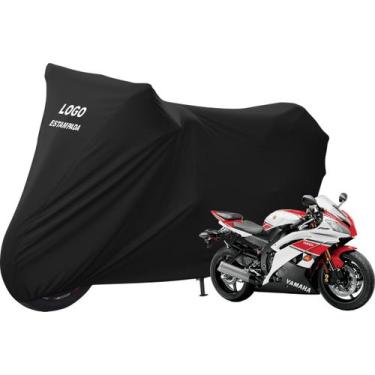 Imagem de Capa Cobrir Moto Yamaha YZF R6 De Tecido Lycra - Mz, Preta