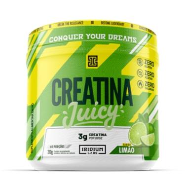 Imagem de Iridum Labs Creatina Juicy 210g Monohidratada - Limão - Energia Resistência Força - 60 Doses