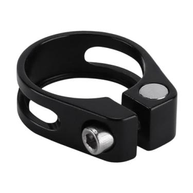 Imagem de YIJU Bicicleta Post Post Cramp Tubo Clipe de alta resistência Premium Bicycle Sates Post Planejada , Preto